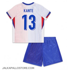 Ranska Kante #13 Vieraspaita Lapsille EM-Kisat 2024 Lyhythihainen (+ shortsit)